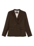 DONDUP double-breasted buttoned jacket - Brown