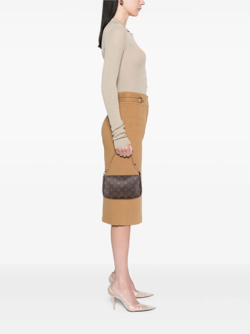 Louis Vuitton Pre-Owned 2000 Monogram Pochette Accessoires shoulder bag | Pre-Owned | Image 2