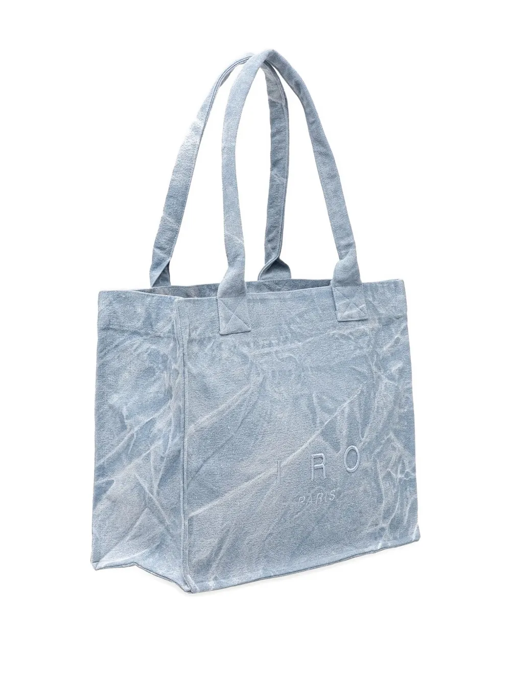 IRO logo-embroidered tote bag - Blauw