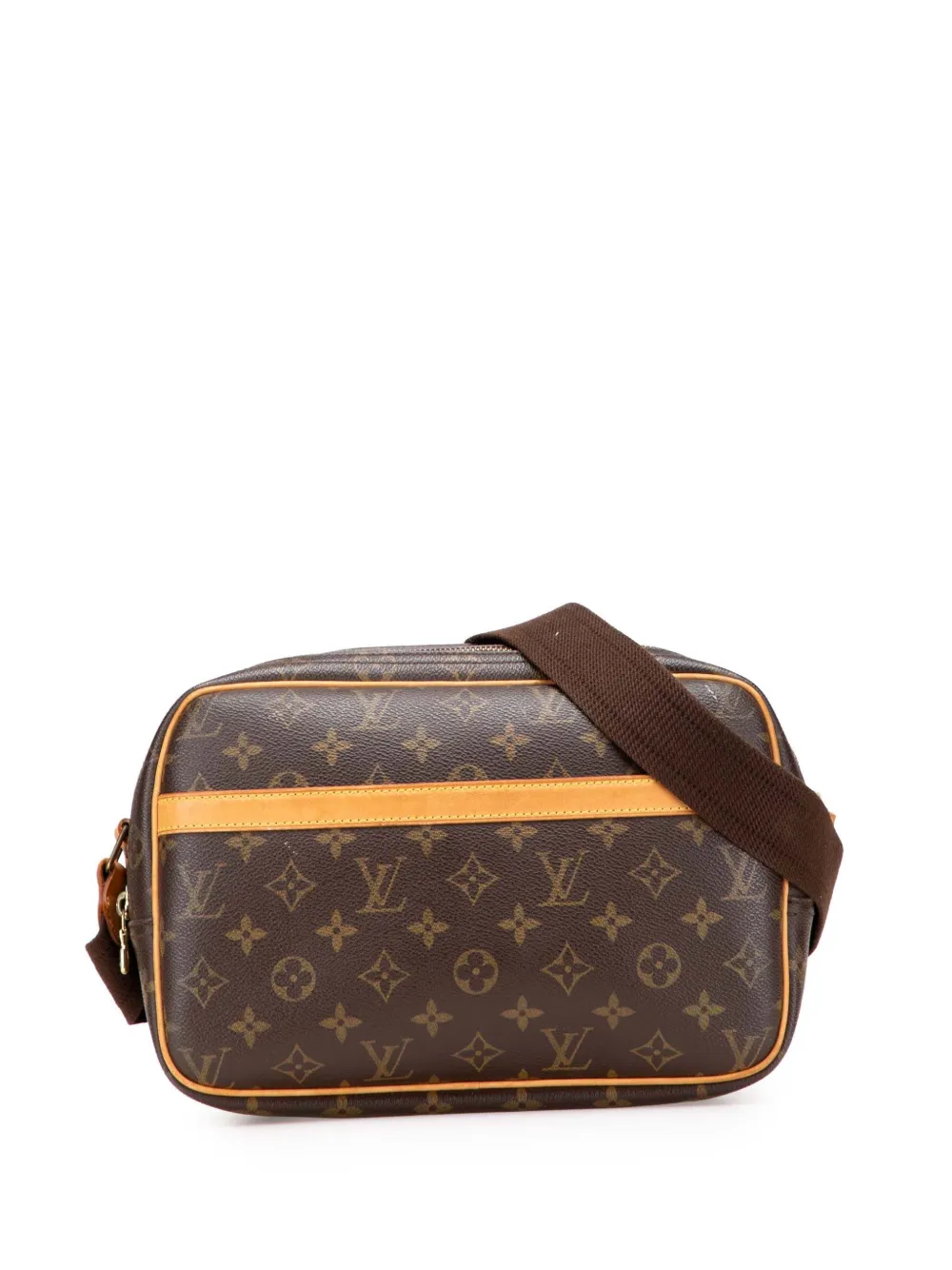 Louis Vuitton Pre-Owned 2002 Monogram Reporter PM crossbody bag - ブラウン Louis Vuitton Pre-Owned 2002 Monogram Reporter PM crossbody bag - ブラウン