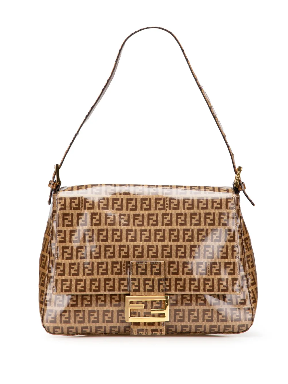 Fendi Pre-Owned 20th Century Zucchino Crystal Mamma Forever shoulder Fendi Pre-Owned 20th Century Zucchino Crystal Mamma Forever shoulder