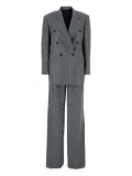 Tagliatore plaid-pattern double-breasted suit - Grey
