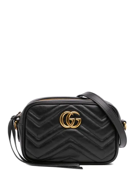 Gucci Pre-Owned 2016-2025 Mini GG Marmont Matelasse Leather crossbody bag