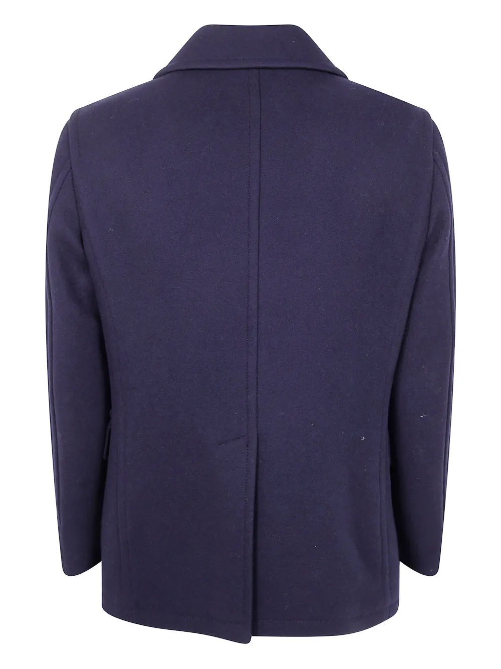 Tagliatore double-breasted wool peacoat Blauw