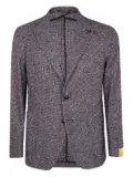 Tagliatore textured wool blazer - Black
