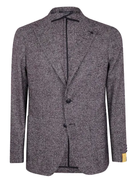 Tagliatore tekstureret blazer i uld