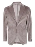 Tagliatore corduroy two-button jacket - Brown