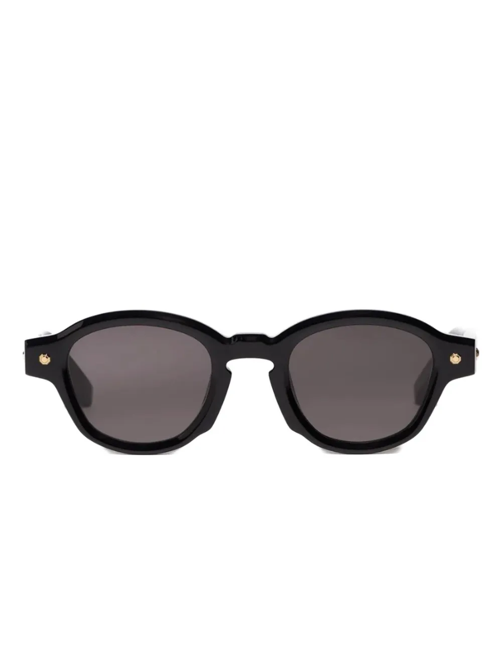John Dalia round-frame sunglasses Zwart