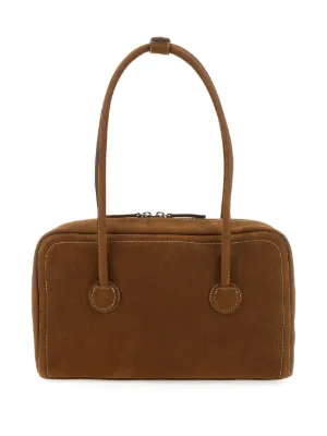 トートバッグ Marge Sherwood embossed-logo top-handle mini bag Marge Sherwood embossed-logo top-handle Mini Bag | Brown