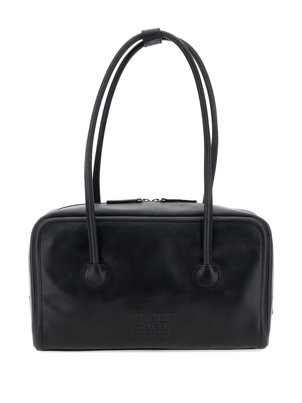 Marge Sherwood double-handle zip-top tote bag - ブラック Marge Sherwood double-handle zip-top tote bag - ブラック
