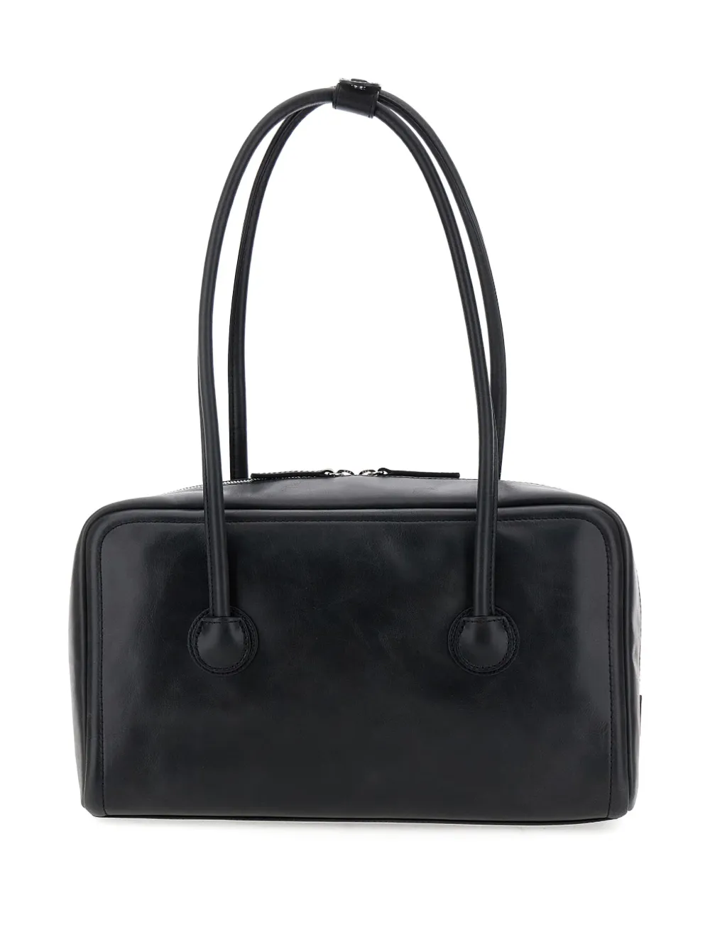 Marge Sherwood Shopper met dubbele handgreep en rits - Zwart
