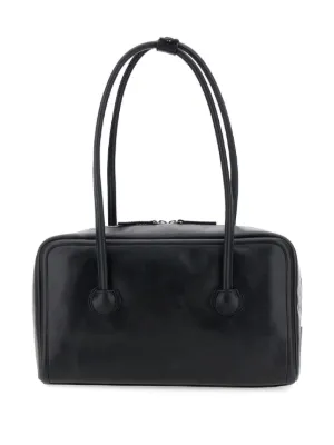 トートバッグ Marge Sherwood embossed-logo top-handle tote bag Marge Sherwood Embossed-logo Top-handle Tote Bag In Black