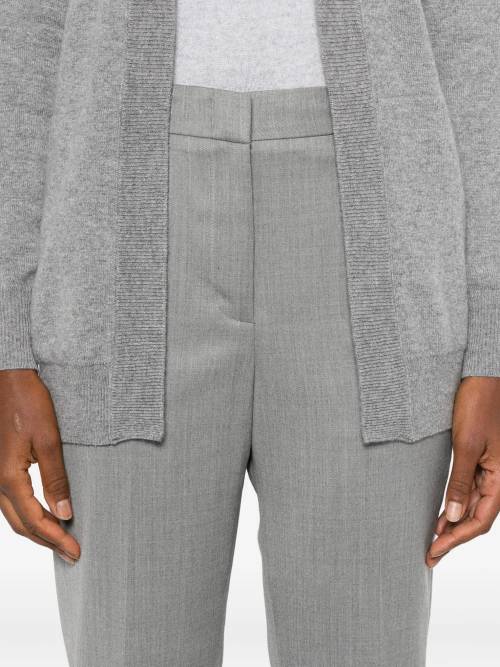 Peserico Straight broek Grijs