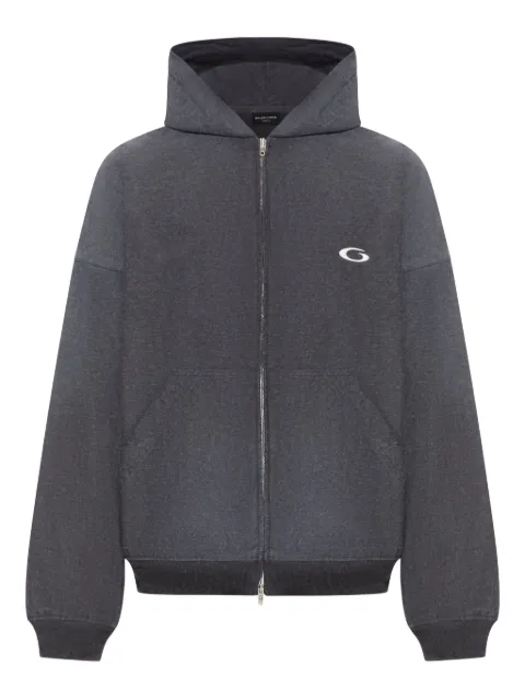 Balenciaga embroidered-logo hoodie
