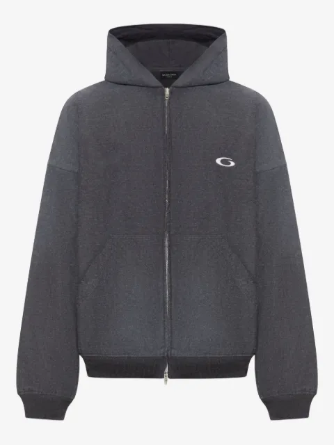 Balenciaga embroidered-logo hoodie