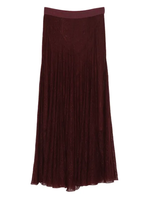 MONOCHROME Avenue lace maxi skirt