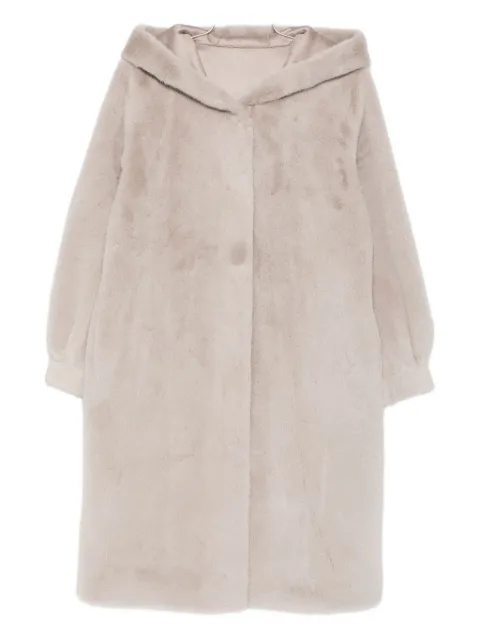 Marella Calotta hooded faux-fur coat