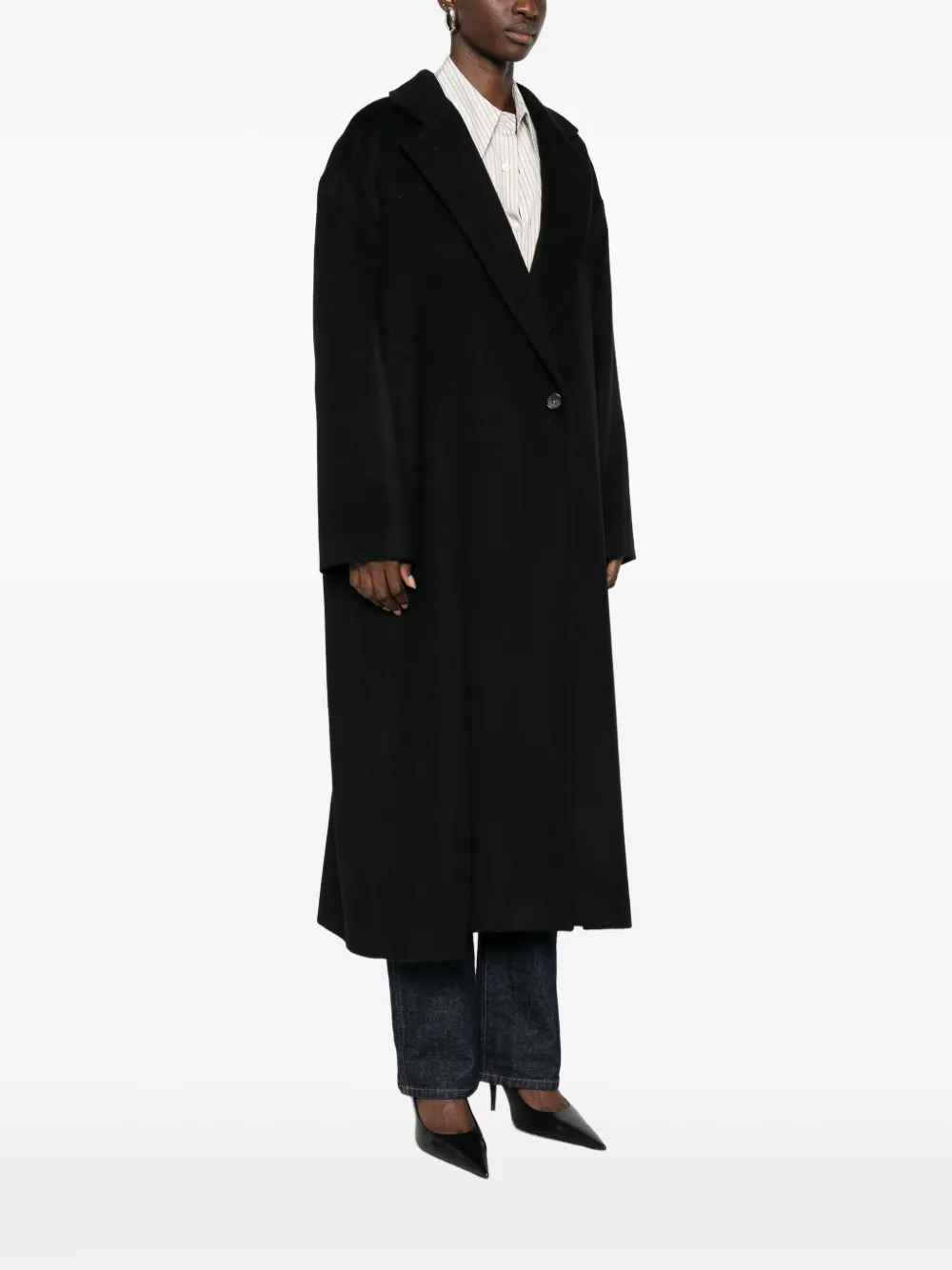 PT Torino Jas met enkele rij knopen Zwart