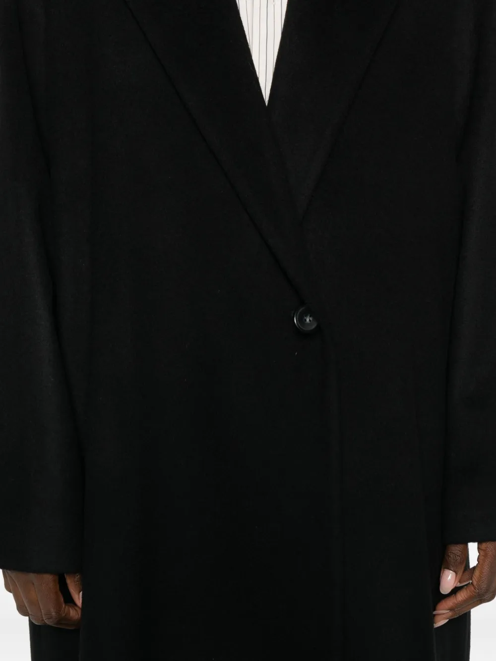 PT Torino Jas met enkele rij knopen Zwart