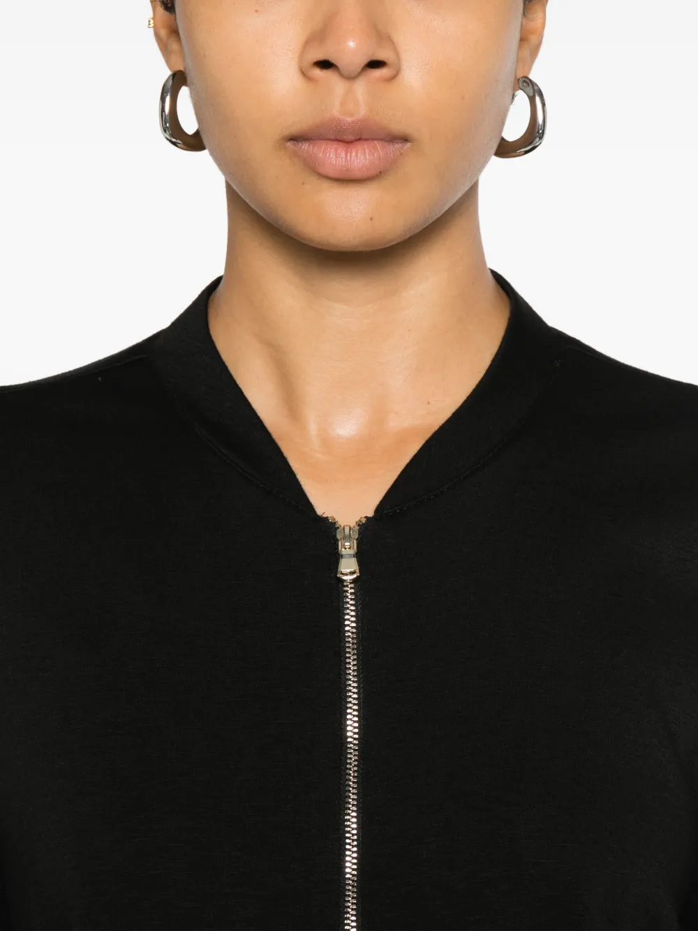 Marella Canuro trui met rits Zwart