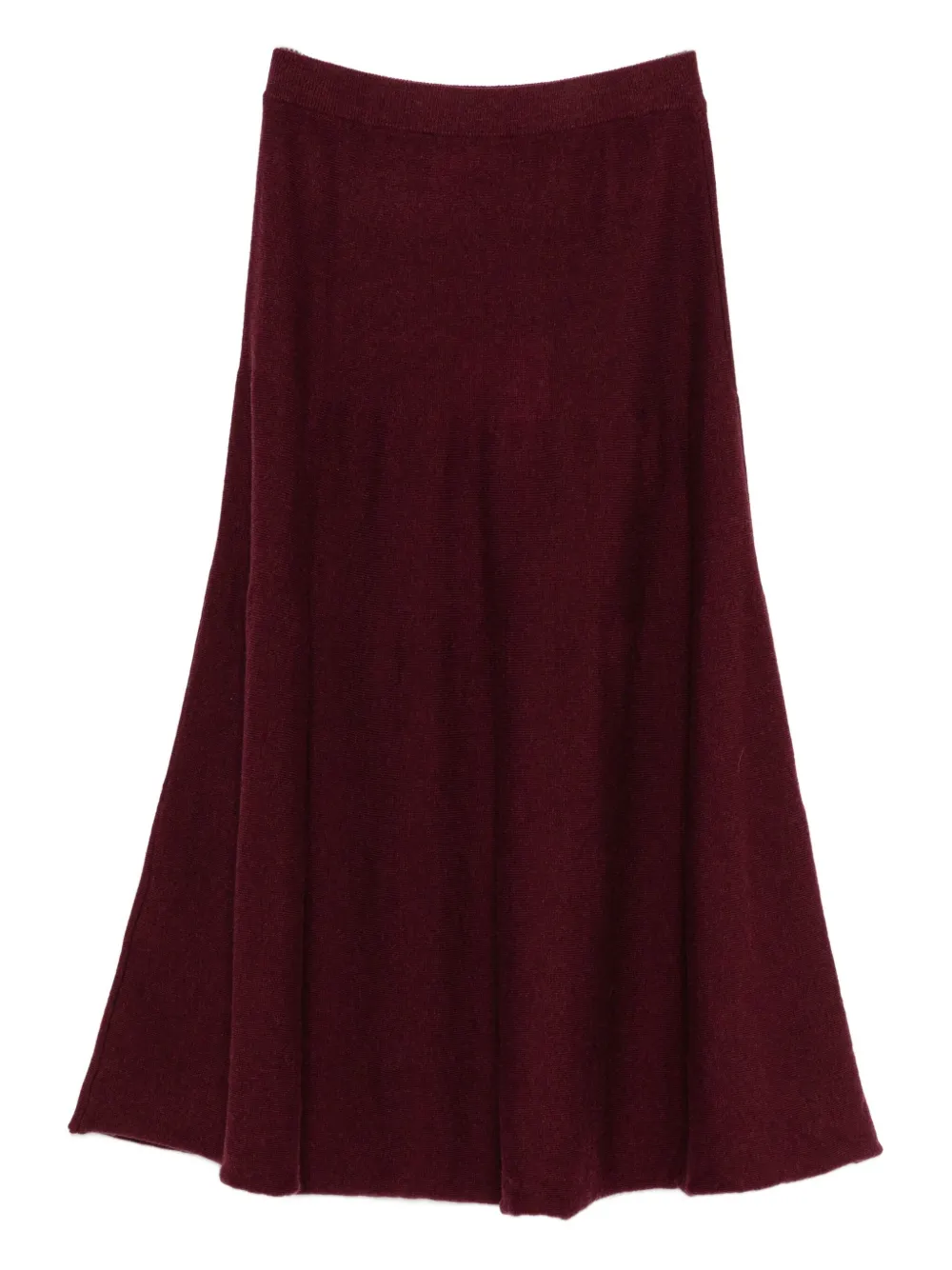 Marella Ermes flared knitted skirt - Rood