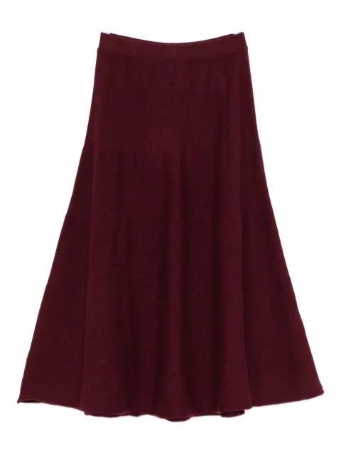 Marella Ermes flared knitted skirt