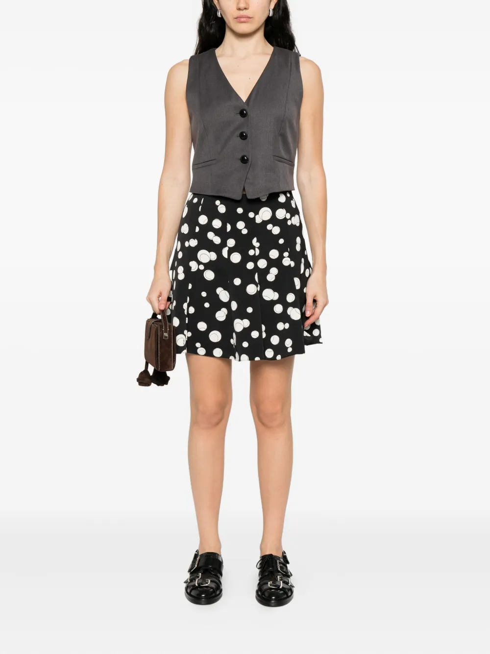 Marella Mini-plooirok met print - SCURI