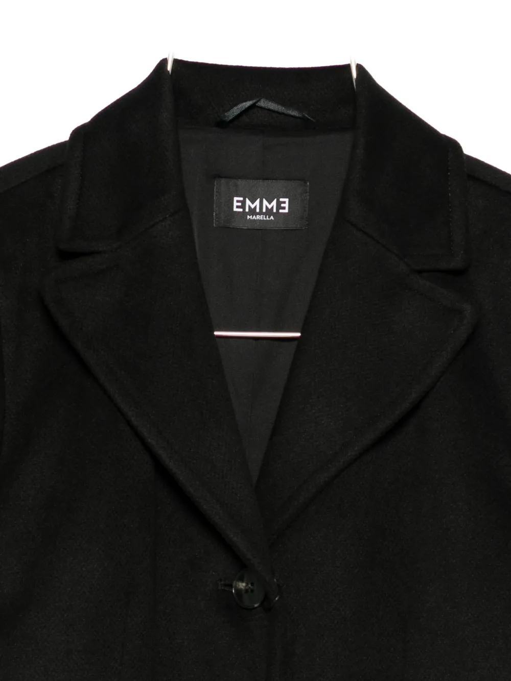 Marella Acerbi Single-breasted Coat In Black
