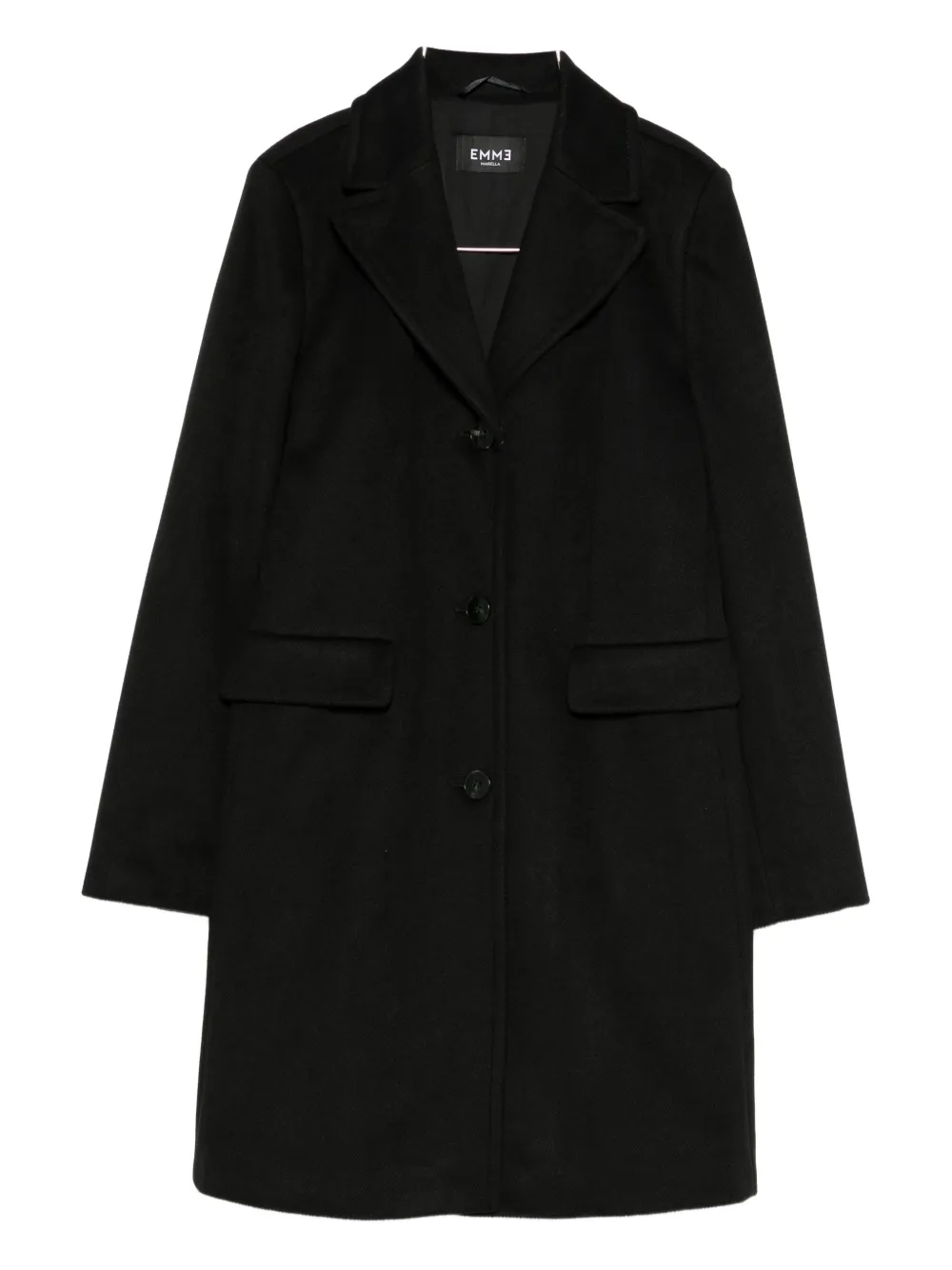 Marella Acerbi Single-breasted Coat In Black