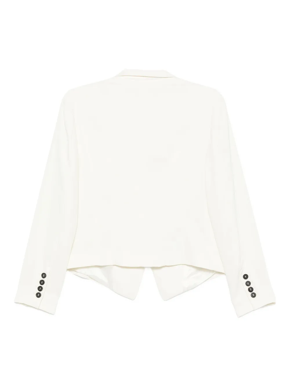 Marella Miranda blazer met enkele knoop en gewelfde afwerking Beige
