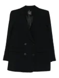 Marella double-breasted button blazer - Black