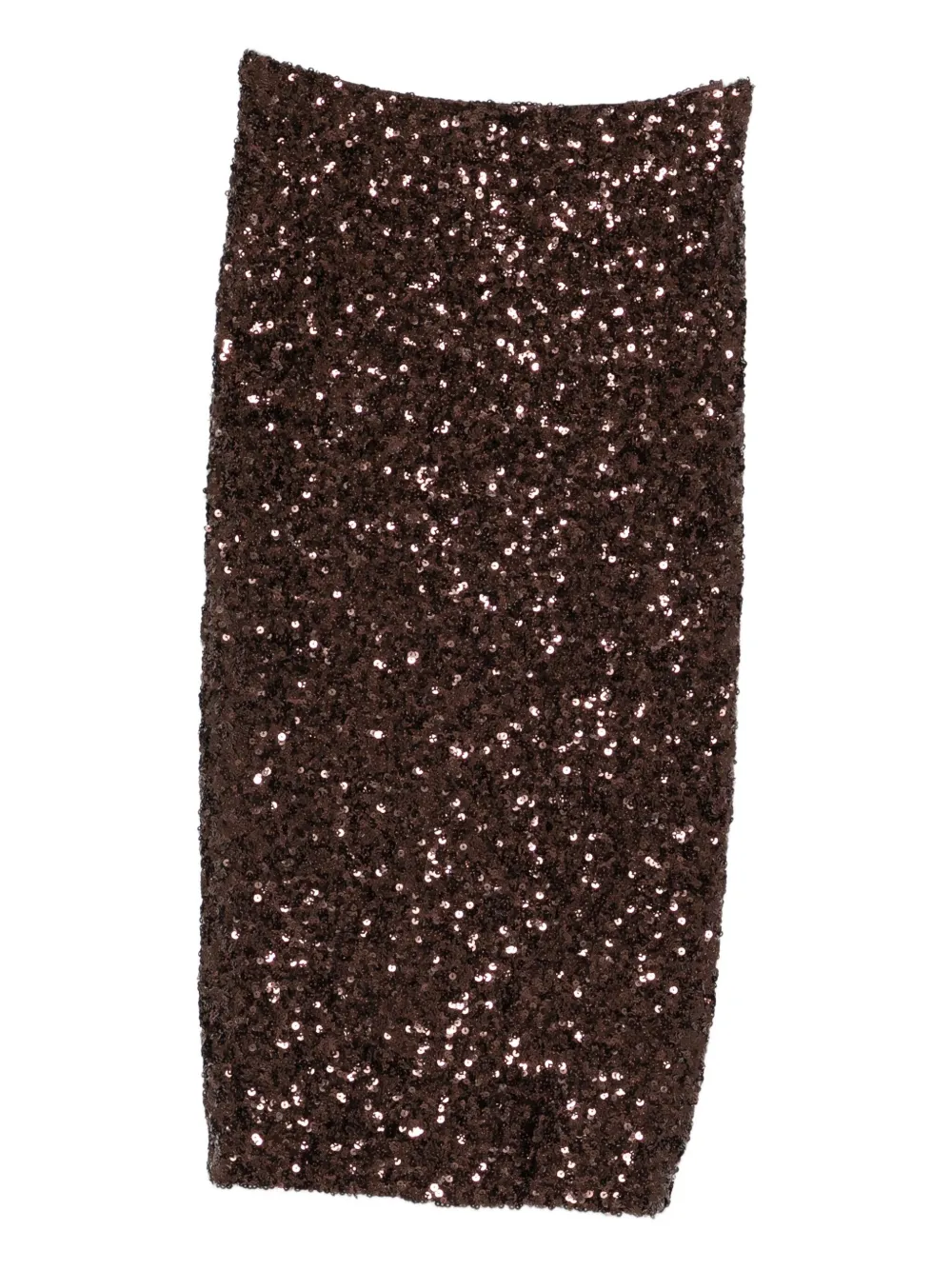 Marella sequin-embellished midi skirt | Brown | Image 1