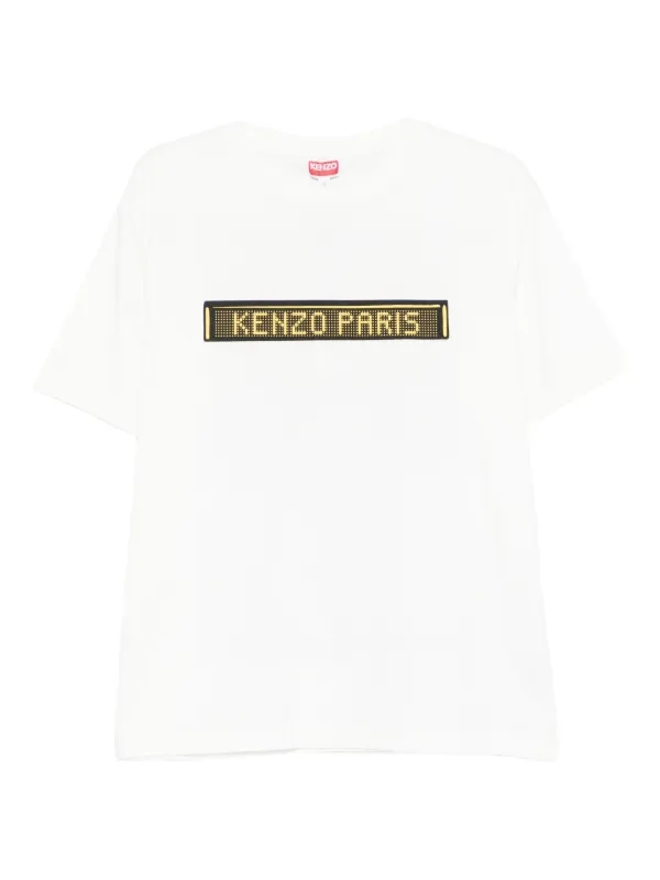 Tシャツ・カットソー KENZO White Cotton T-Shirt T-shirt Kenzo | Classic fit | kolor Biały | Gomez.pl