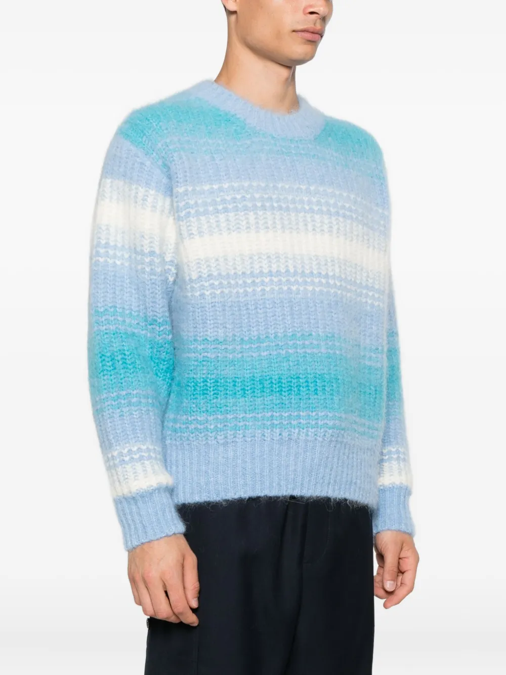 Kenzo Gestreepte trui met ronde hals Blauw