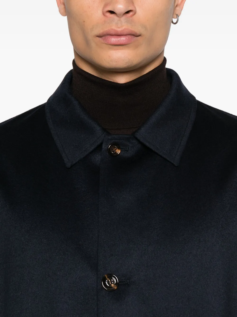 Kired Wollen jas Blauw