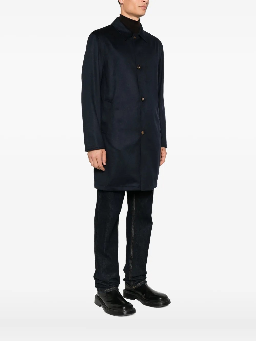Kired Wollen jas Blauw