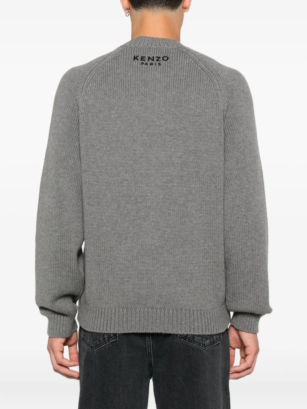 Kenzo Boke Flower trui van katoenblend Grijs