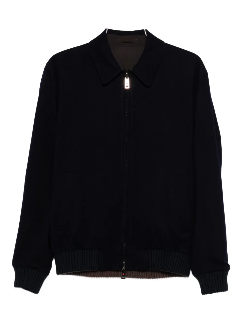 Kired ribbed-cuff jacket - Blu