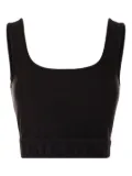 Just Cavalli scoop-neck top - Black