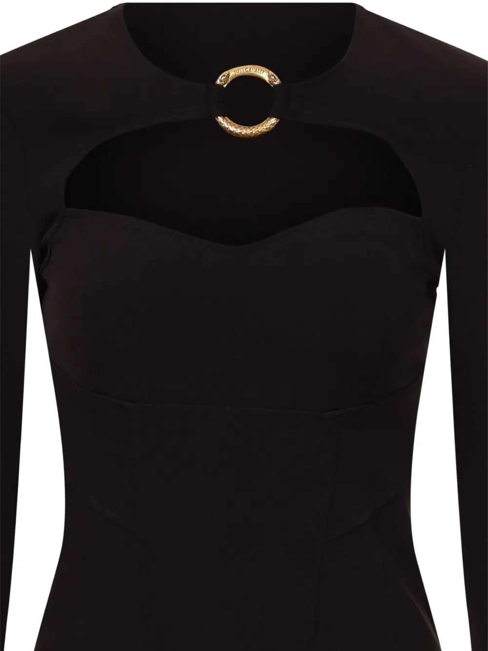 Just Cavalli Mini-jurk met ringdetail Zwart