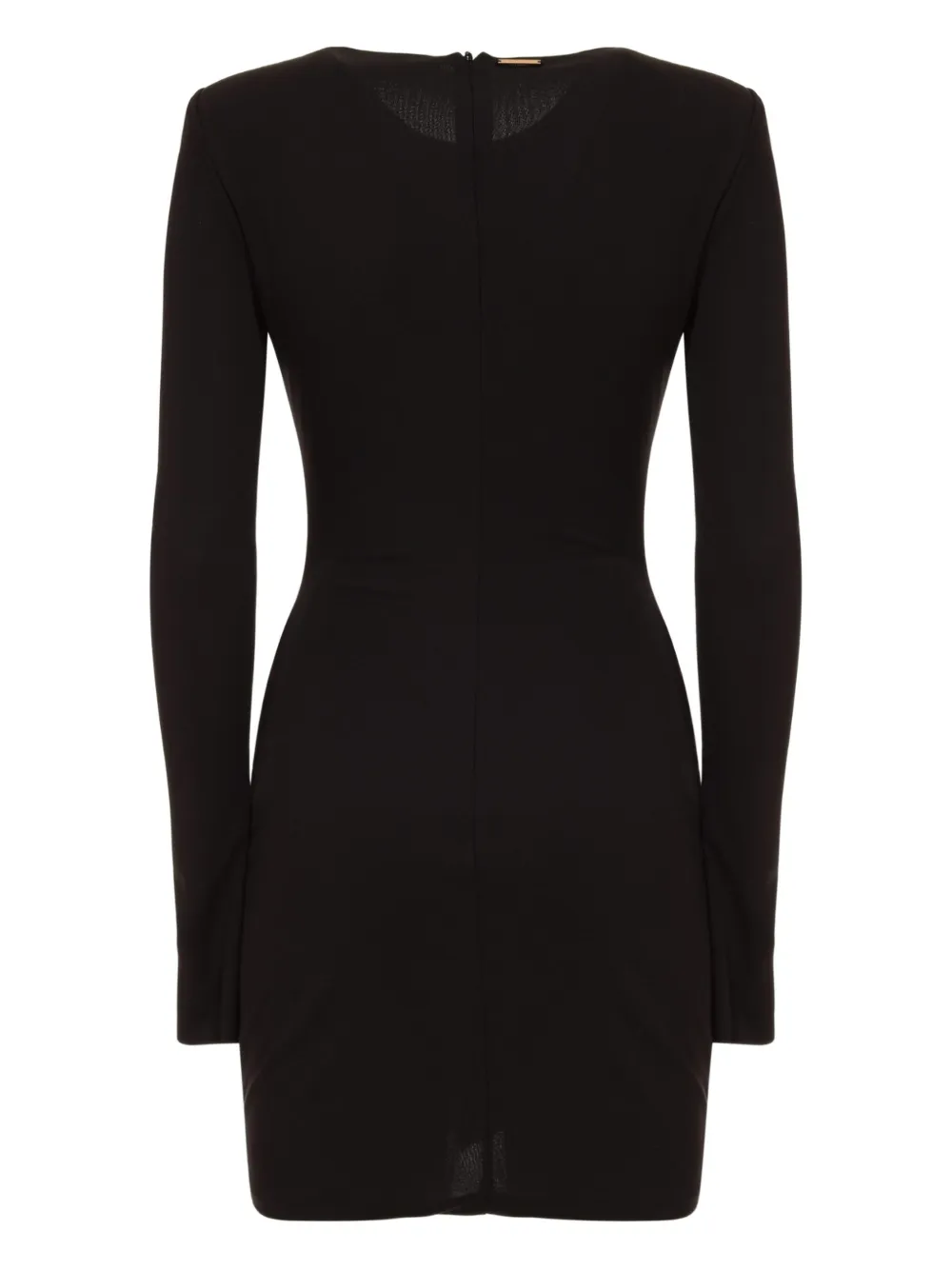 Just Cavalli long-sleeve draped dress | Black | Image 1