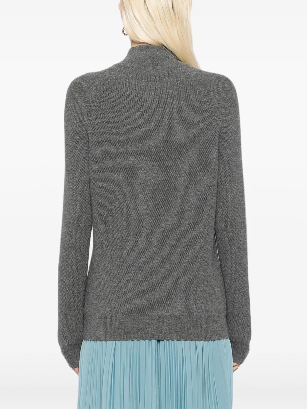 N.Peal Honeycomb gebreide trui Grijs