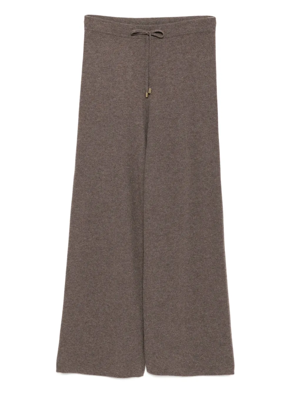 honeycomb knit trousers