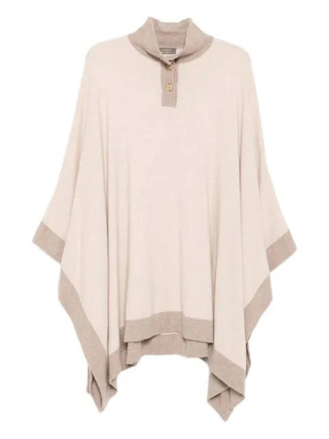 N.Peal contrast-border cape