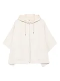 N.Peal Hooded cape - Neutrals