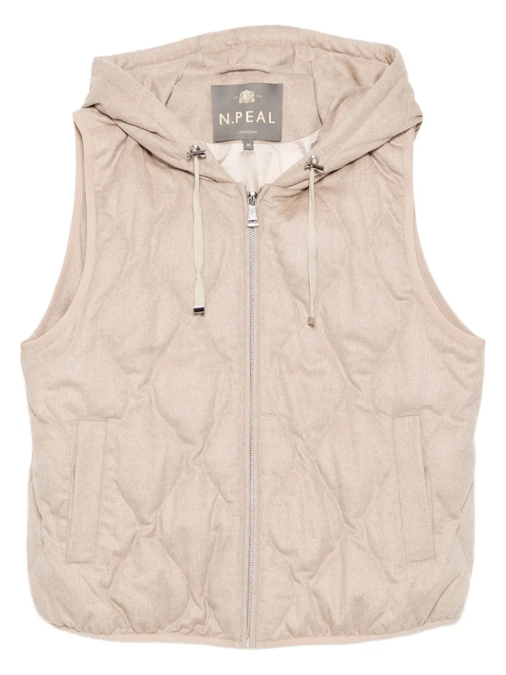 N.Peal Padded Hood ジレ - ニュートラル N.Peal Padded Hood ジレ - ニュートラル