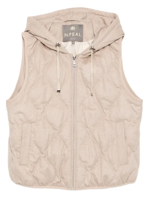N.Peal Padded Hood gilet 