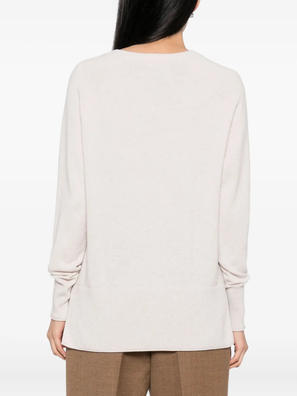 N.Peal Trui met V-hals Beige