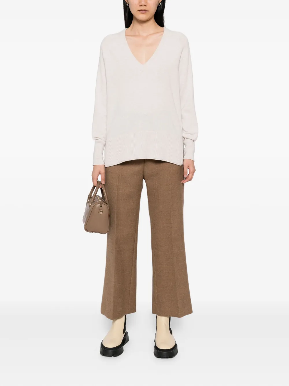 N.Peal V-neck sweater | Knitted Sweaters | Image 2