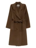 N.Peal Longline coat - Brown